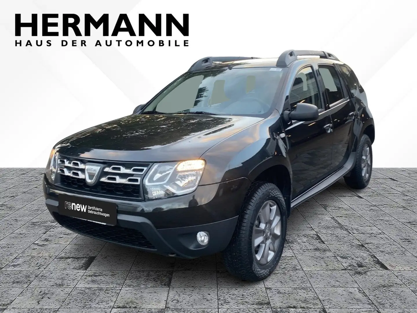 Dacia Duster I 1.6 16V LPG 105 4x2 Laureate *AHK*NAVI Zwart - 1