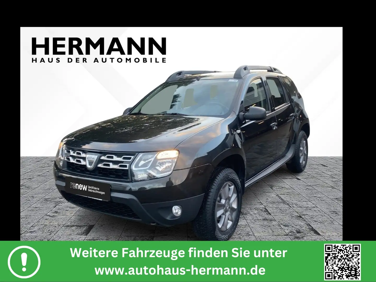 Dacia Duster I 1.6 16V LPG 105 4x2 Laureate *AHK*NAVI Zwart - 1