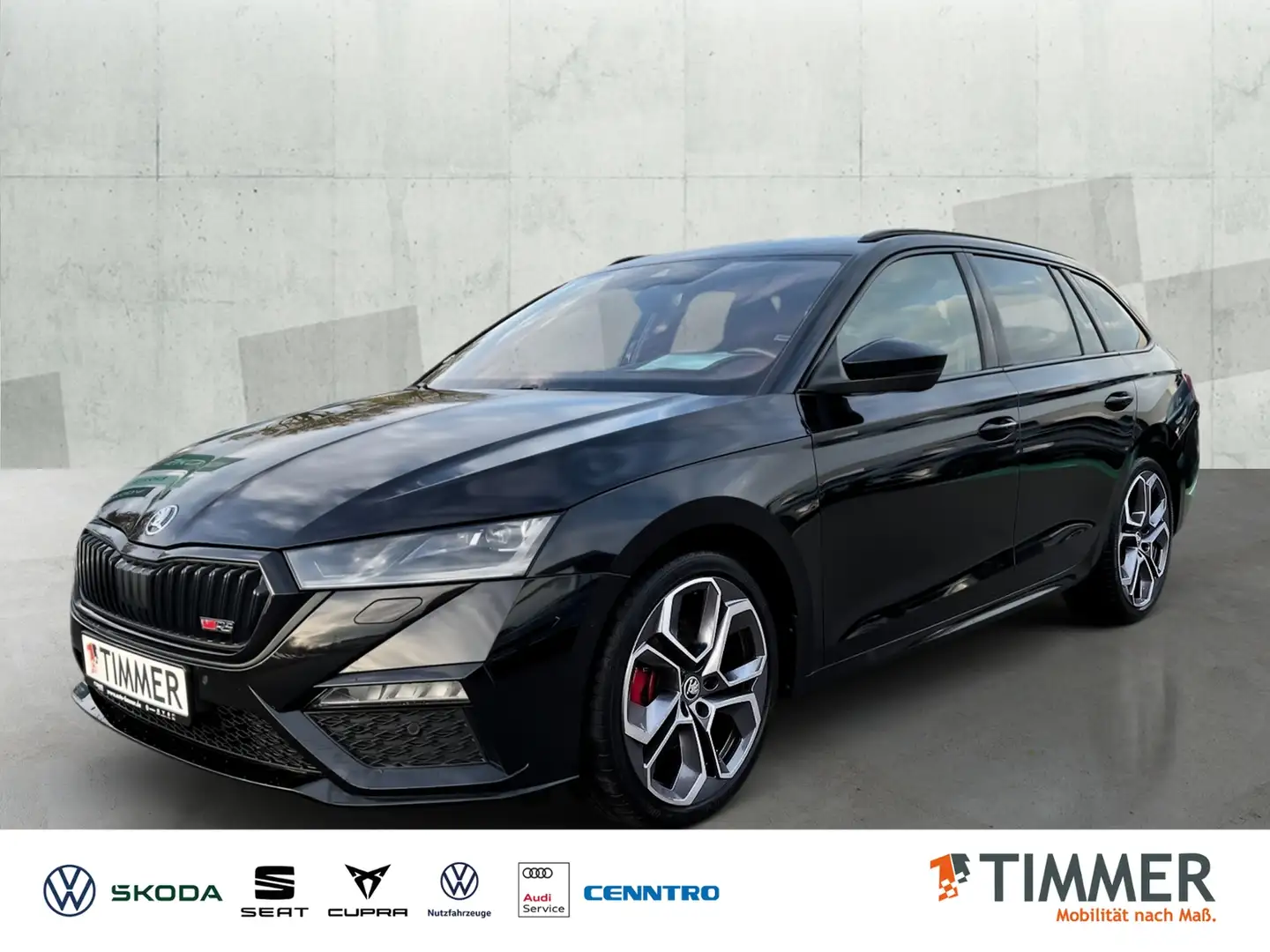 Skoda Octavia Combi 2.0 TDI DSG RS *MATRIX *ACC *HuD *RKAM *NAV Schwarz - 1