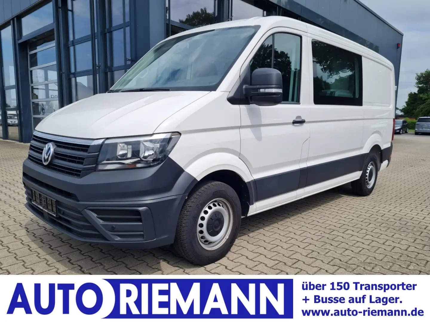 Volkswagen Crafter 35 Kasten Plus Doka mixto TDI L2H2 AHK Wit - 1
