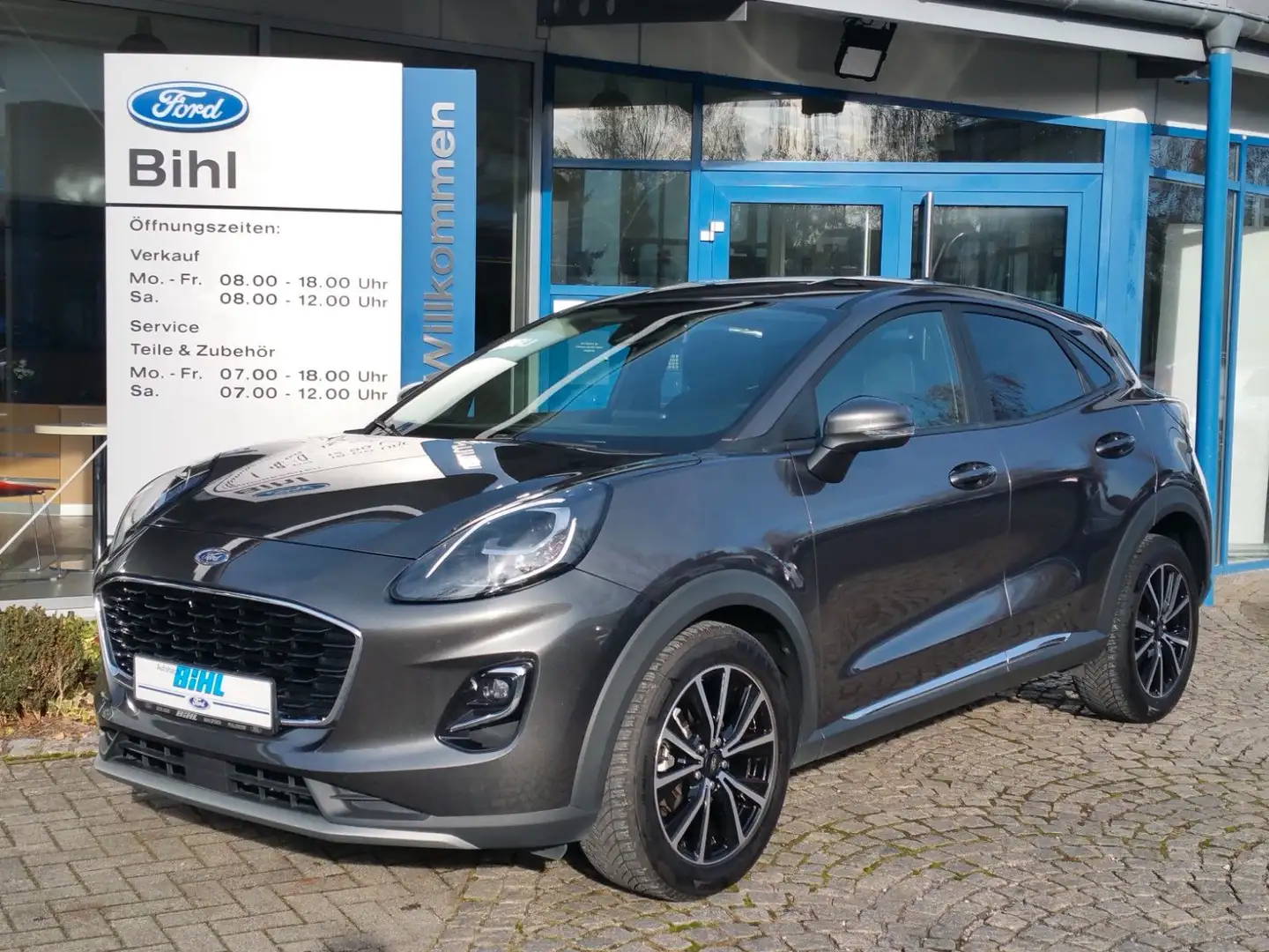 Ford Puma Titanium Navi Parkp. e-Call 1.Hand LM-Räder Grau - 2
