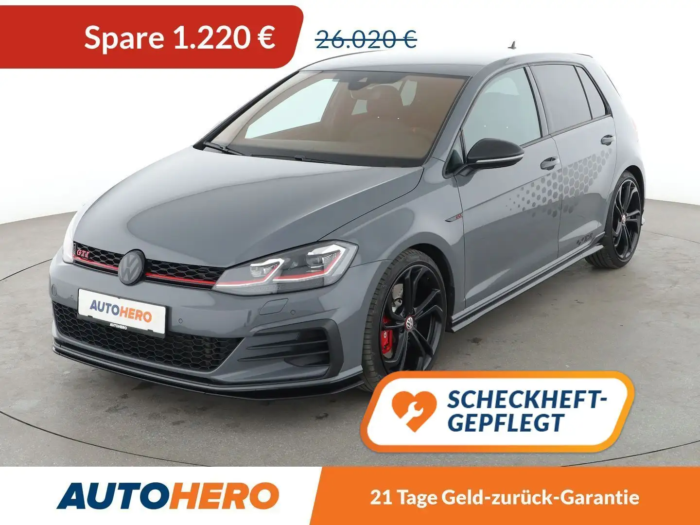 Volkswagen Golf GTI 2.0 TSI GTI TCR Aut.*AKRAPOVIC*LED*ACC*CAM*SHZ Gris - 1