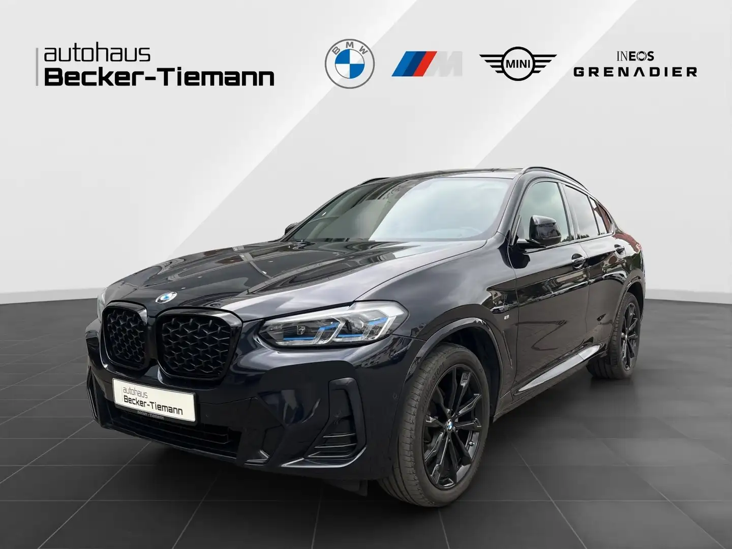 BMW X4 xDrive20d |M Sportpaket |Laser |Ahk |AppleCarPlay Zwart - 1