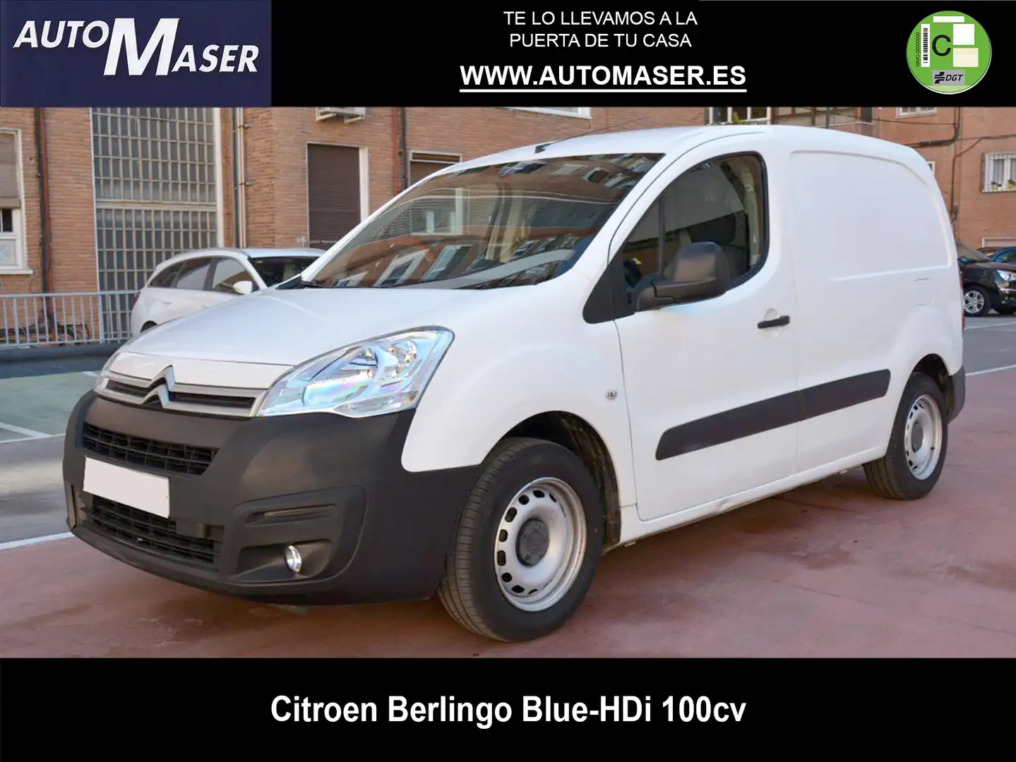 Citroen Berlingo Furgón Club 1.6BlueHDi 100 Blanco - 1