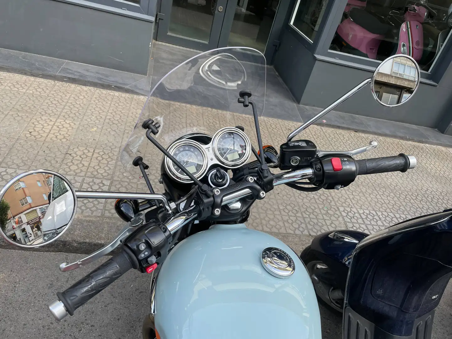 Triumph Bonneville T100 900 Azul - 1