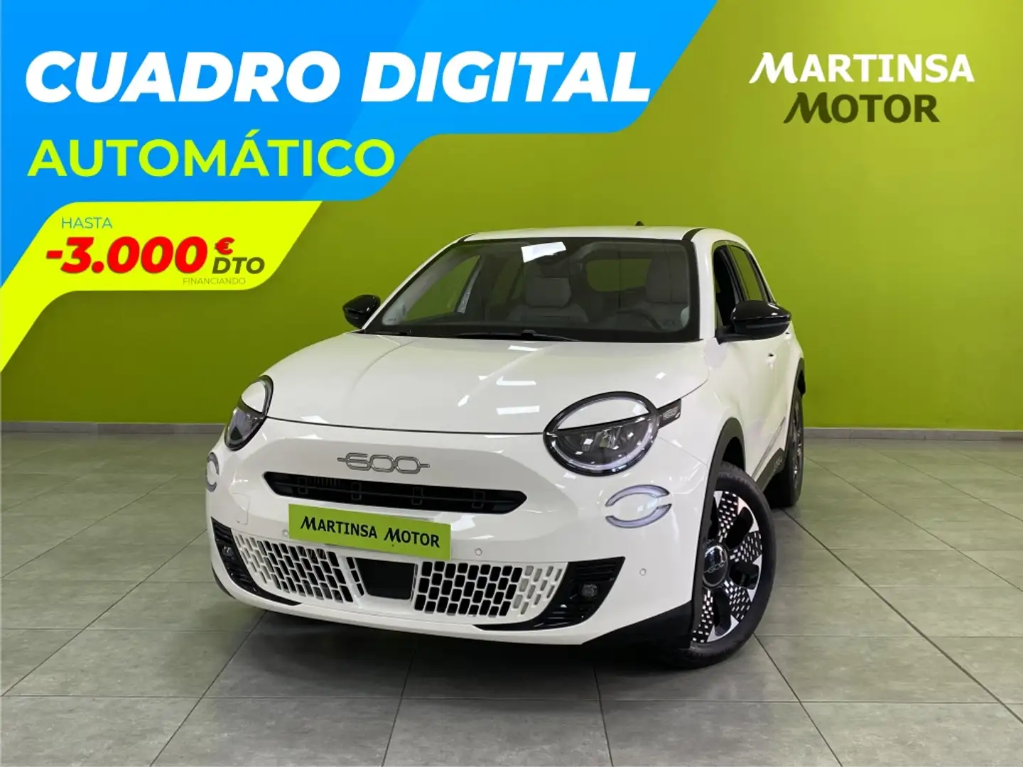 Fiat 600 1.2 MHEV La prima DDCT 74kW Blanc - 1