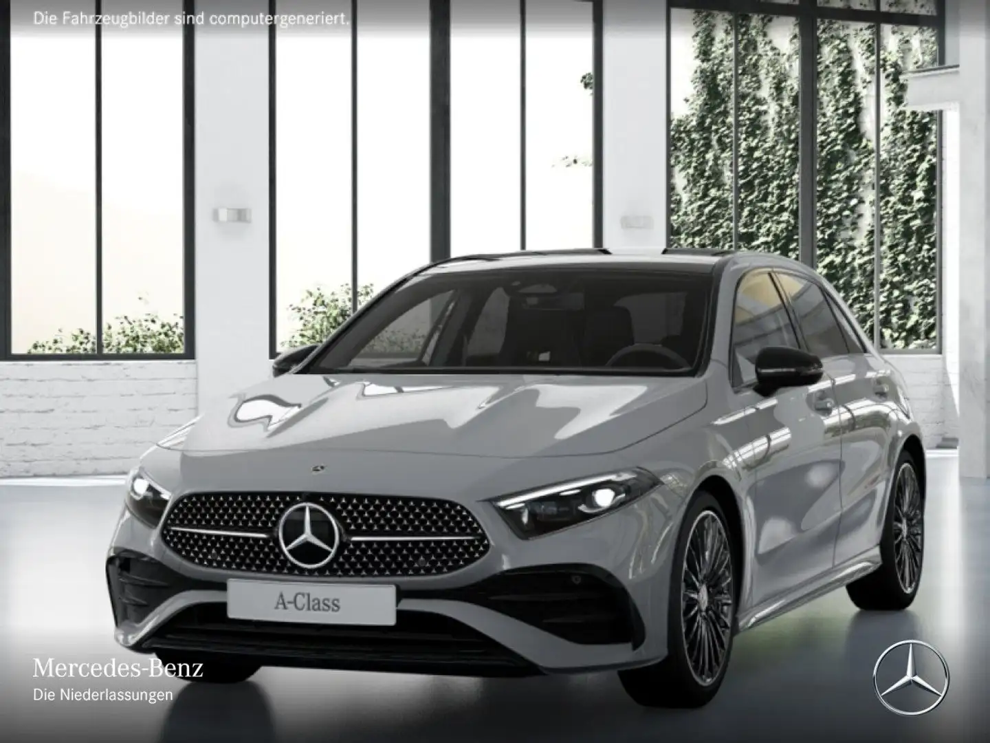 Mercedes-Benz A 180 AMG+NIGHT+PANO+MULTIBEAM+KAMERA+TOTW+7G Grau - 2