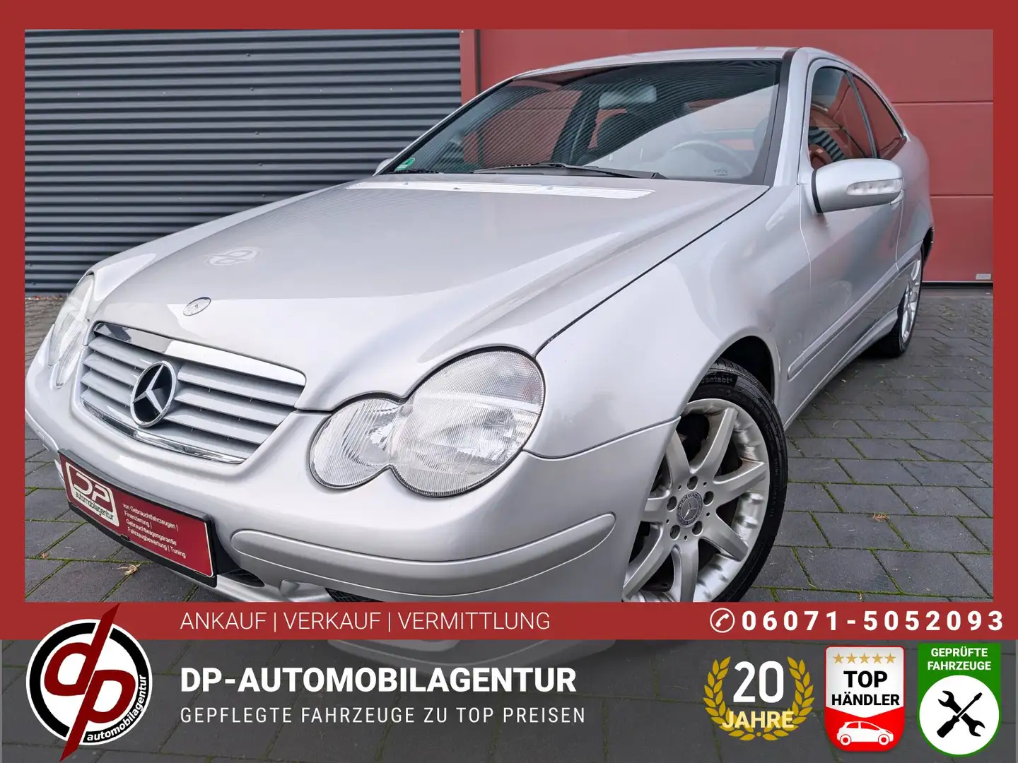 Mercedes-Benz C 180 C 180 1.8 Sportcoupe "Evolution" *SONDERMODELL* Argent - 1