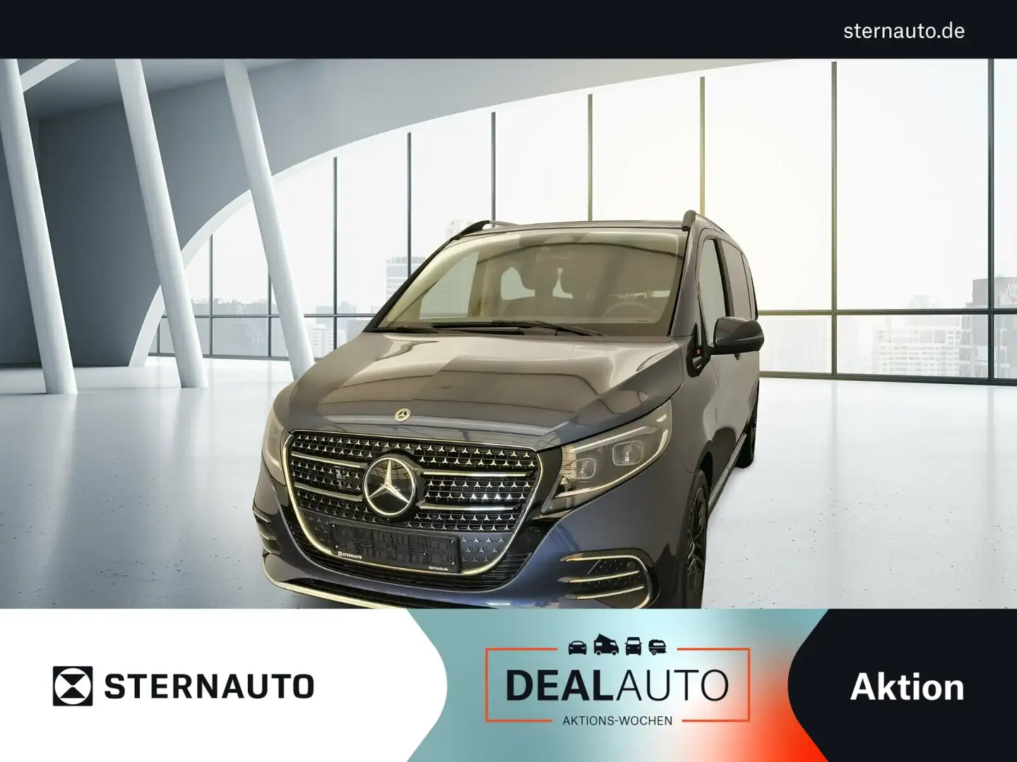 Mercedes-Benz V 300 V 300 d 4M Style/K AMG AIRMAT.Standhz.Widescreen Blau - 1