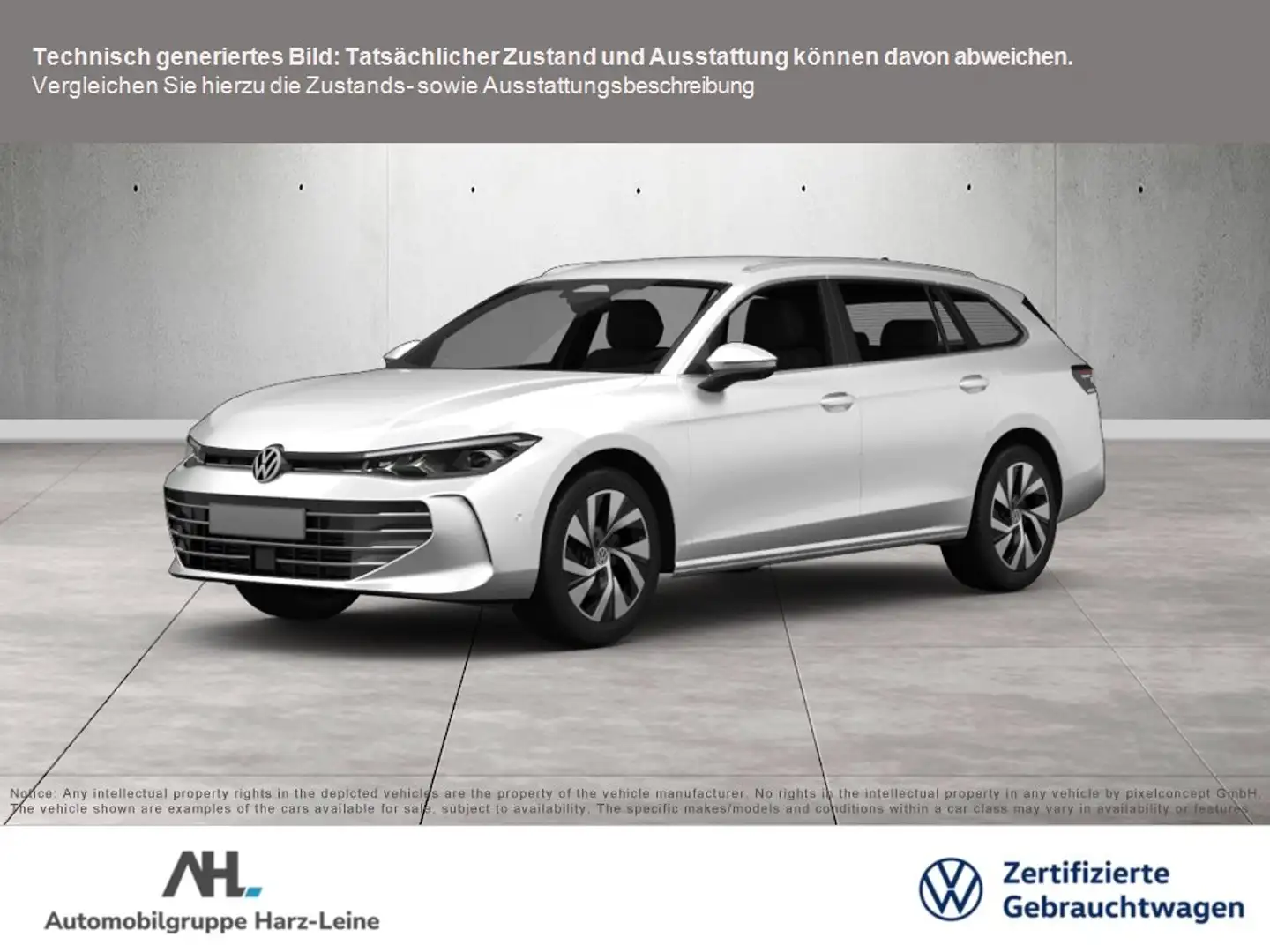 Volkswagen Passat Variant ELEGANCE TDI DSG+AHK+ALU 17''+ACC+LED-MATRIX+TRAVE Weiß - 1