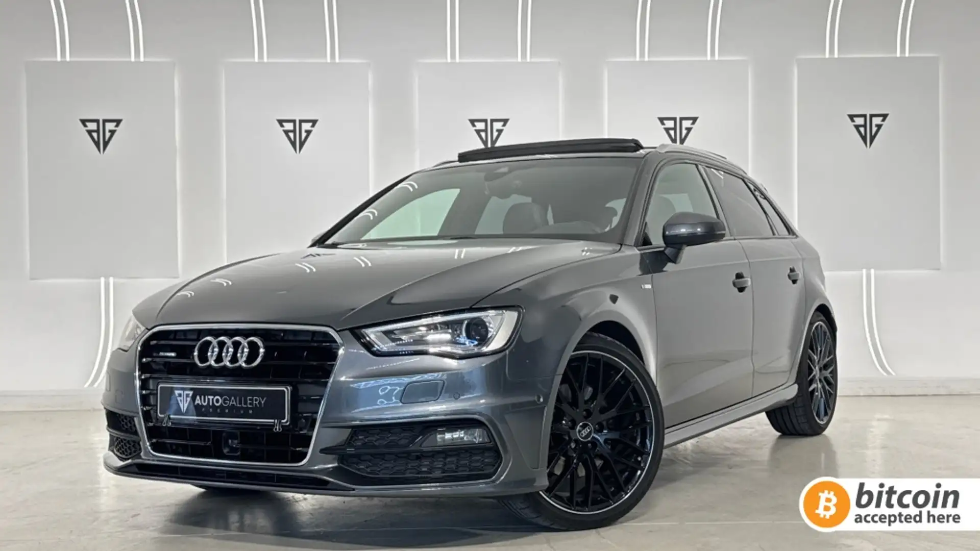 Audi A3 Sportback 2.0TDI S line edition quattro S-Tronic 1 Gris - 1
