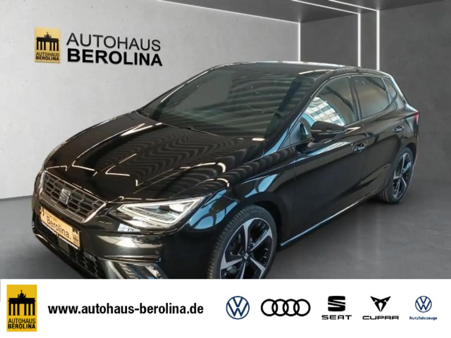SEAT Ibiza 1.5 TSI FR DSG *ACC*NAV*LED*Vision+*SHZ* Schwarz - 1