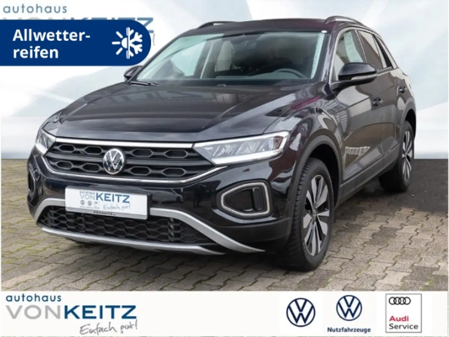 Volkswagen T-Roc Move 1.5 TSI +ALLW+RFK+L/SHZ+KLIMA+LED+BC+ Schwarz - 1