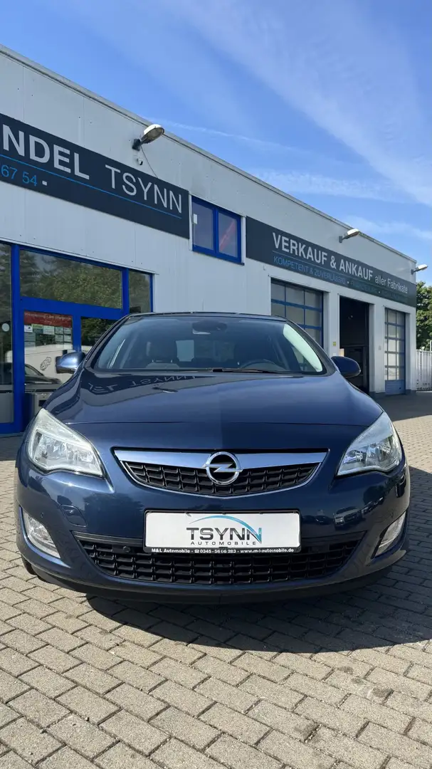 Opel Astra J 1.4 Turbo Design Edition Bleu - 1