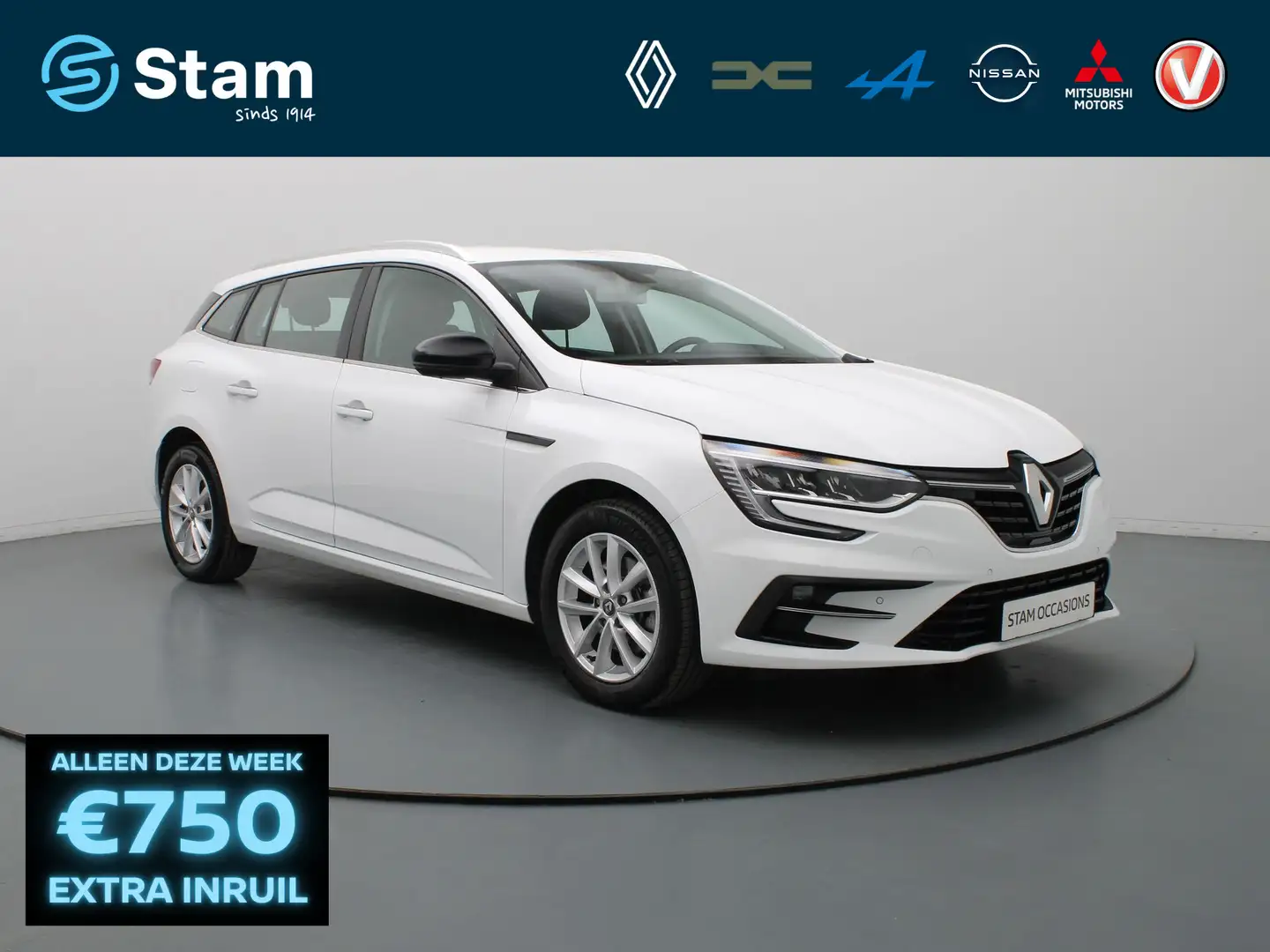 Renault Megane E-Tech Estate Plug-In Hybrid 160pk Equilibre Climate | Cr Wit - 1