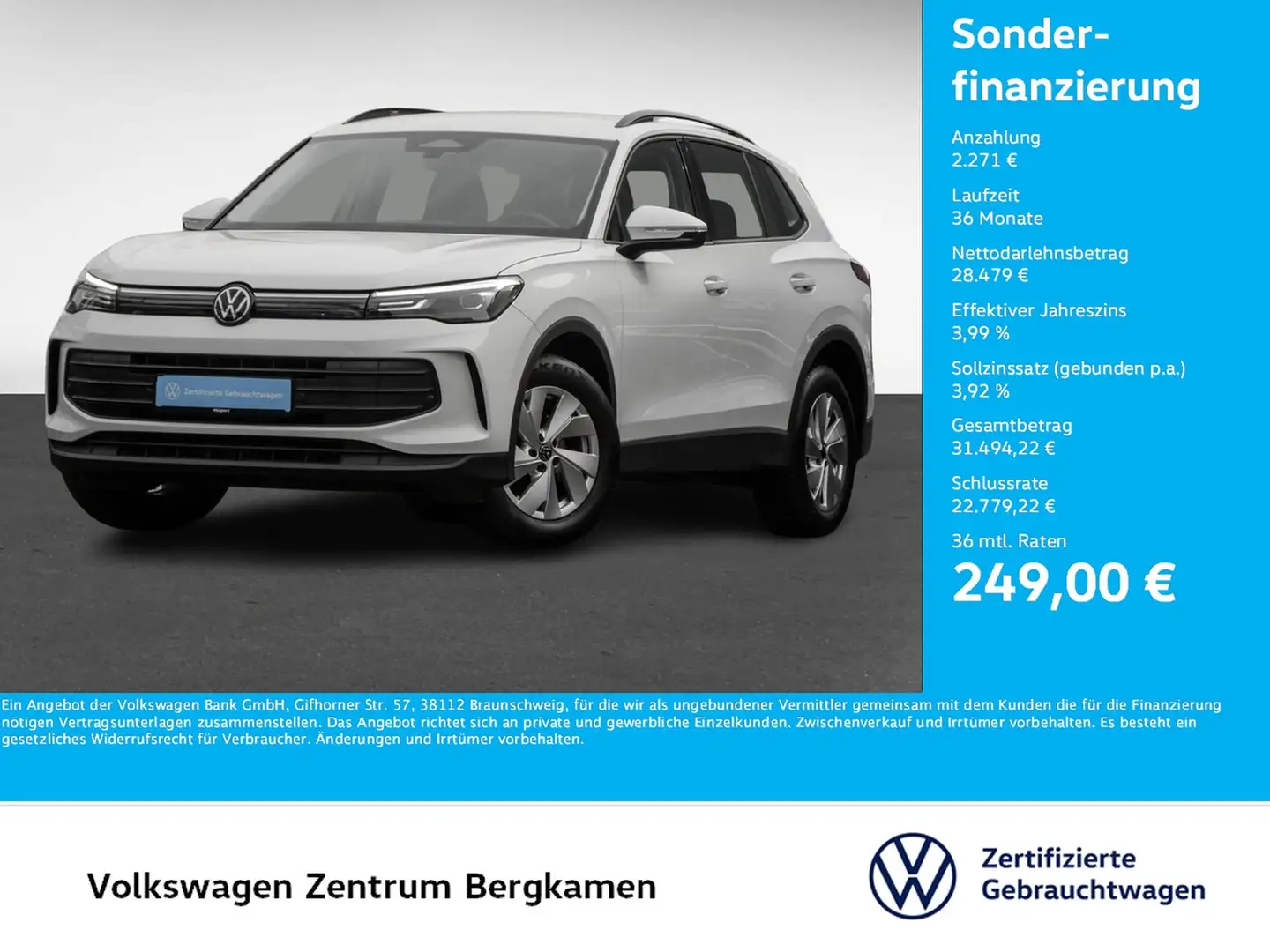 Volkswagen Tiguan 1.5 eTSI NEUES MODELL AHK CAM CARPLAY Blanco - 1