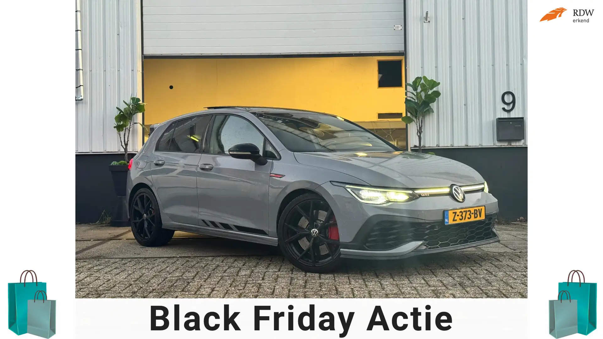 Volkswagen Golf GTI 2.0 TSI CLUBSPORT|PANO|IQ|420PK|NARDO Grijs - 1