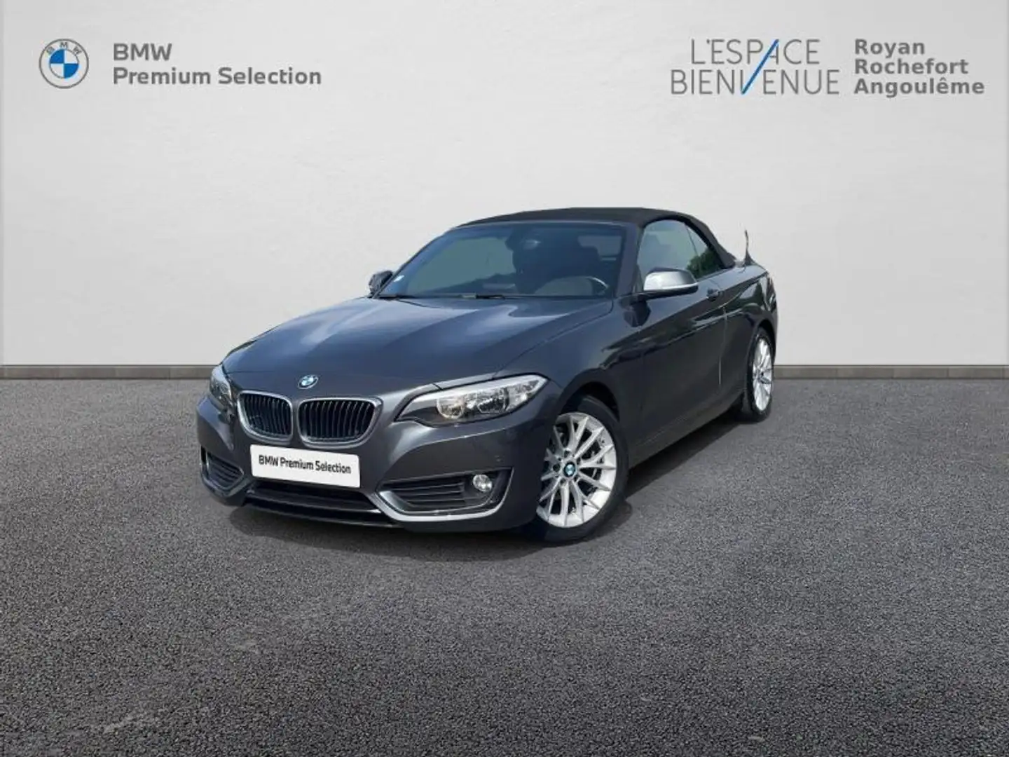 BMW 218 218iA 136ch Lounge Gris - 1