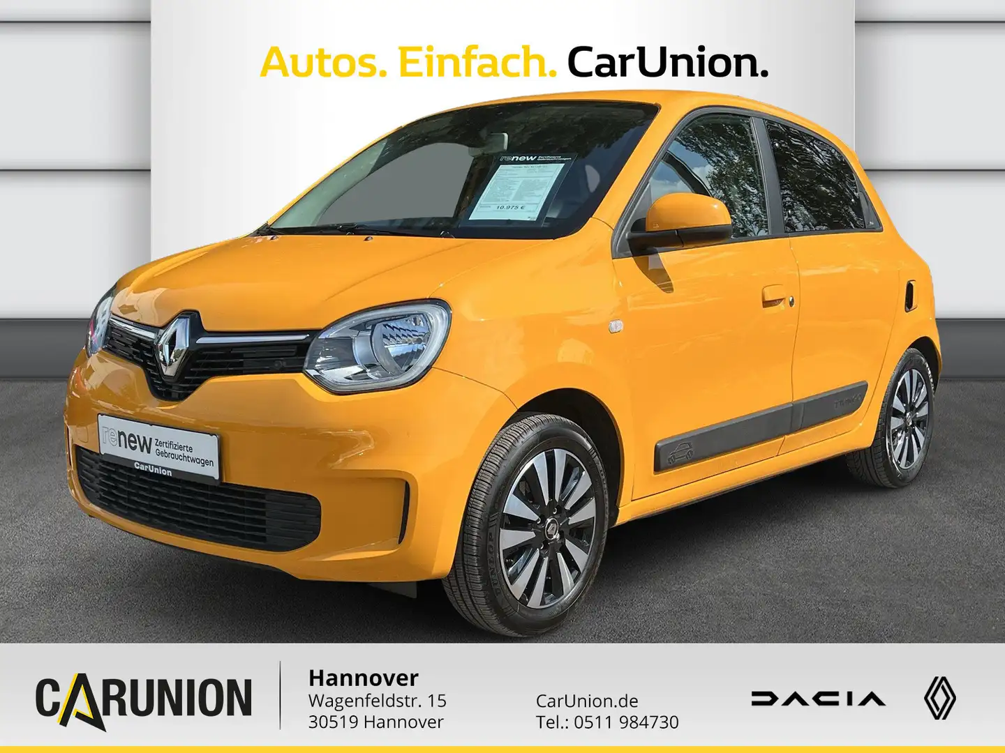 Renault Twingo LIMITED SCe 65 Start & Stop Gelb - 1