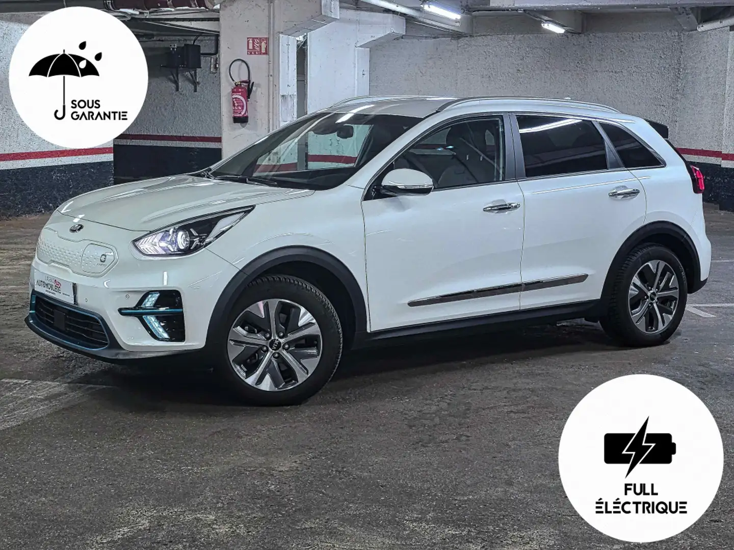 Kia e-Niro 204ch 64kWh Active Garantie 11/2028 Blanc - 1