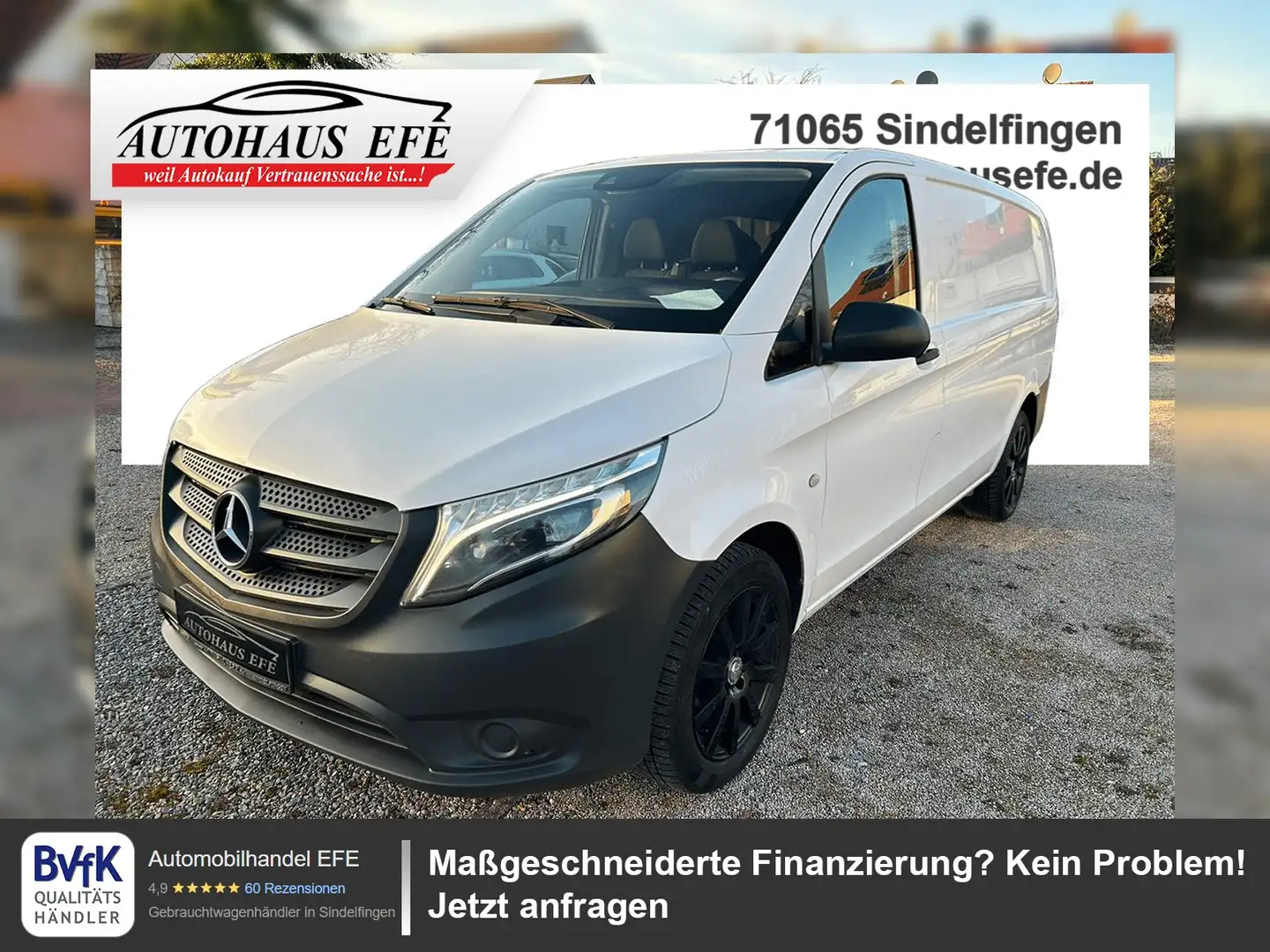 Mercedes-Benz Vito 116 CDI/BT RWD Lang/LED/RFK/Klima/SHZ/3er Sitzbank Weiß - 1