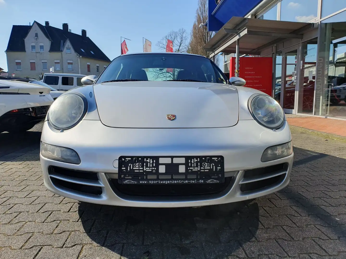 Porsche 997 /911 Carrera Coupe*Auto.*CHRONO*Schiebedach Silver - 2