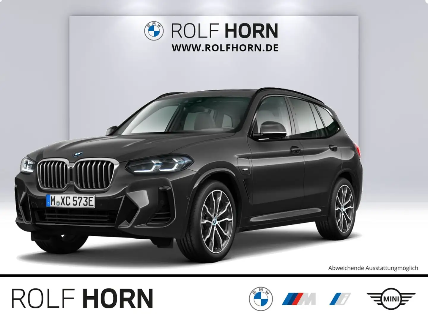 BMW X3 xDrive30e M Sportpaket HUD Pano AHK Laser RFK Grau - 1