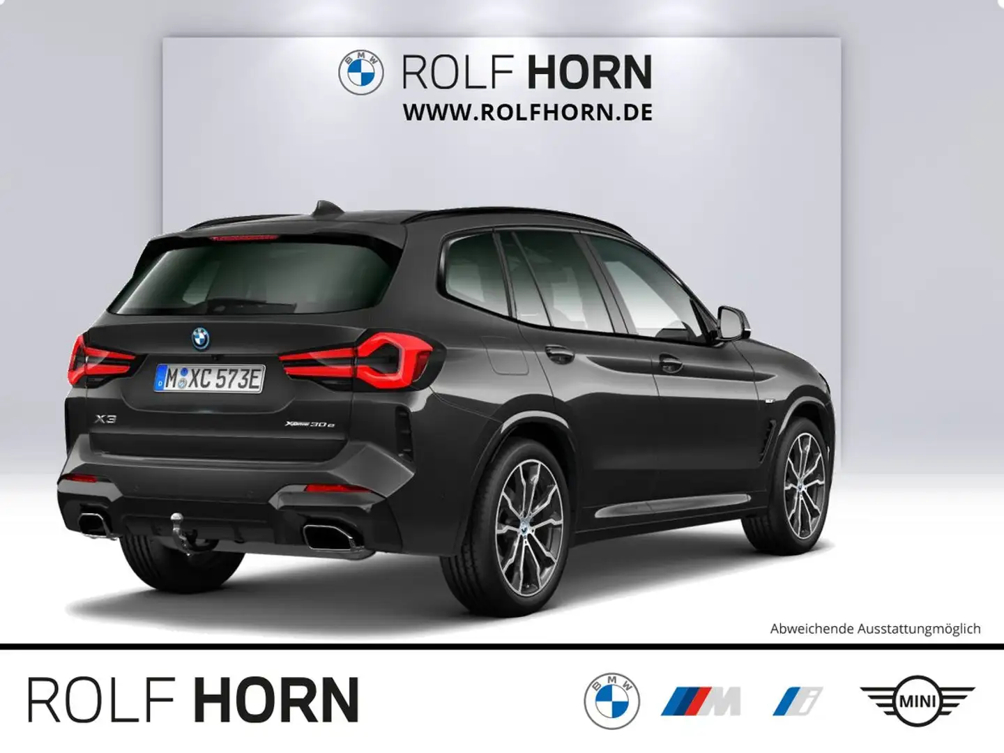 BMW X3 xDrive30e M Sportpaket HUD Pano AHK Laser RFK Grau - 2