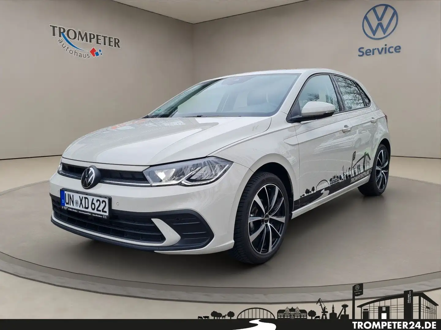 Volkswagen Polo Life 1.0 TSI Alu Klimaautomatik SHZ App Gris - 1