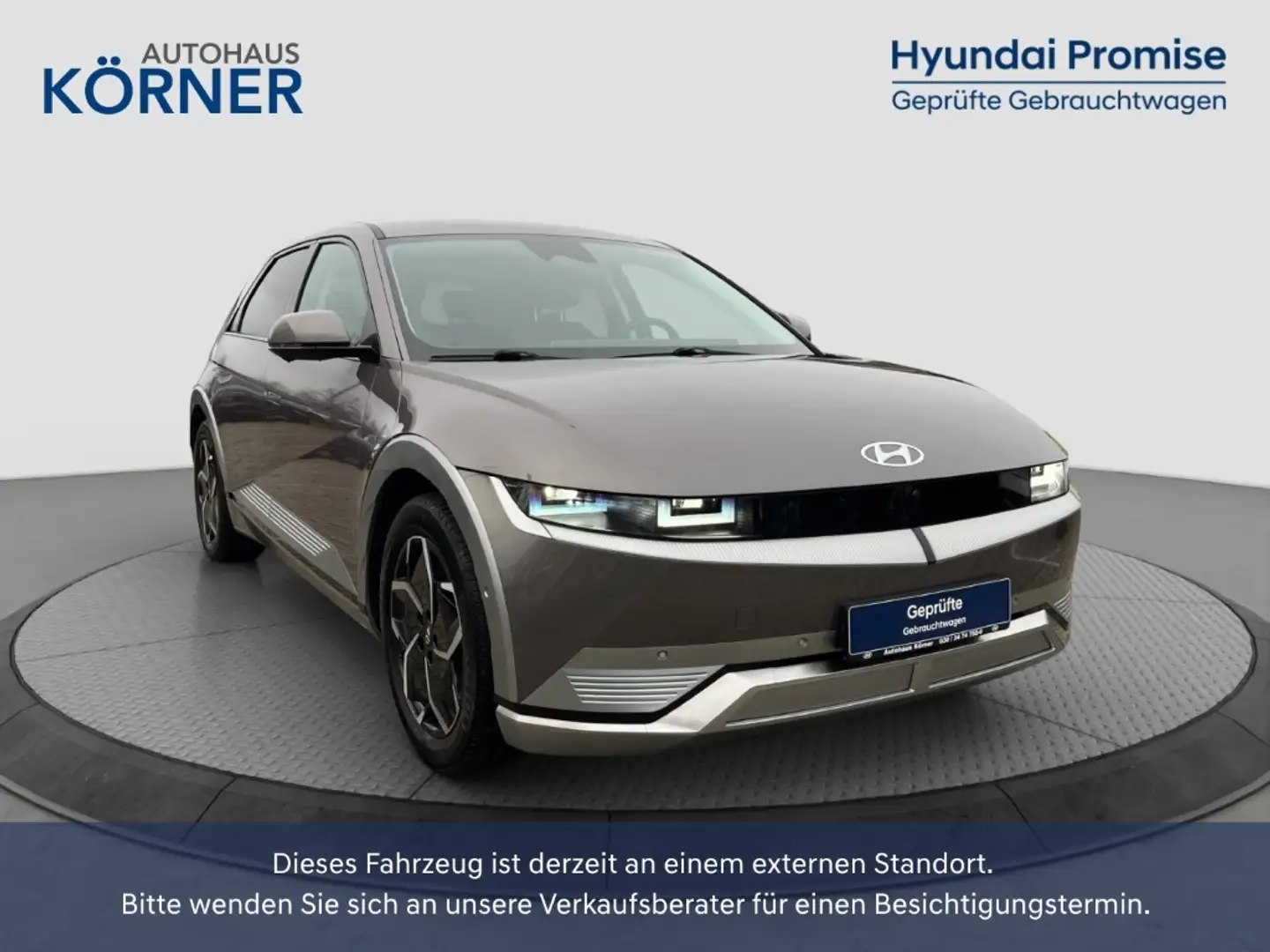 Hyundai IONIQ 5 TECHNIQ 72,6kWh *WÄRMEPUMPE*LED*NAVI*CAM*CARPLAY* Szary - 1