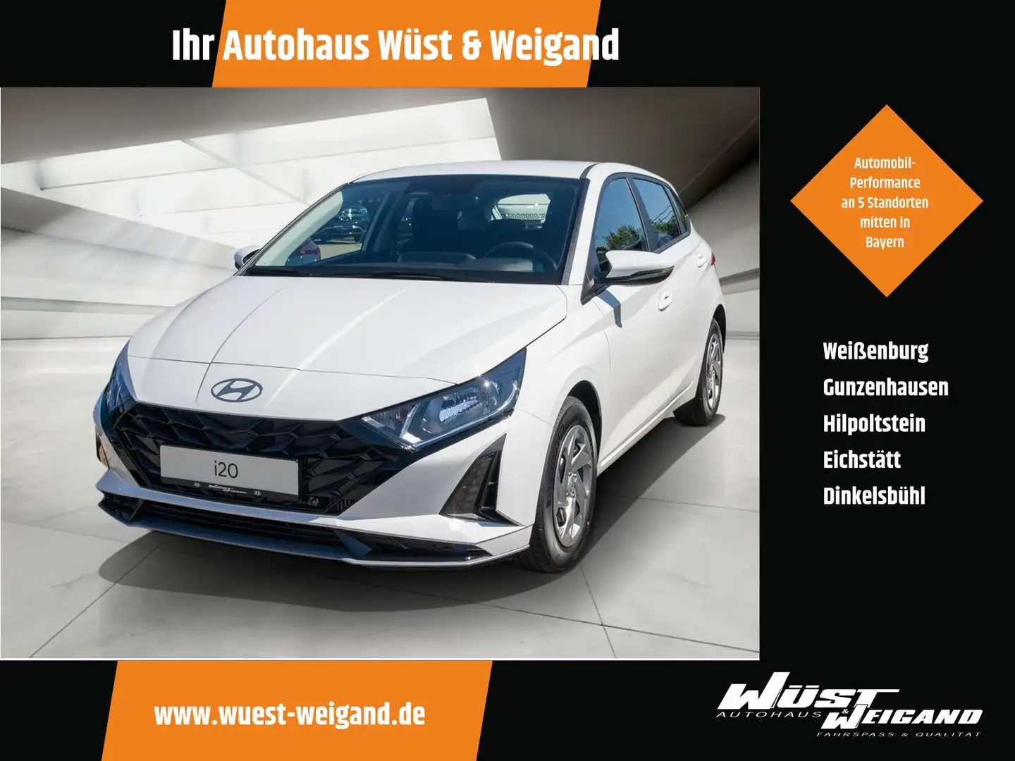 Hyundai i20 6-MT Select Funktionspaket Weiß - 1