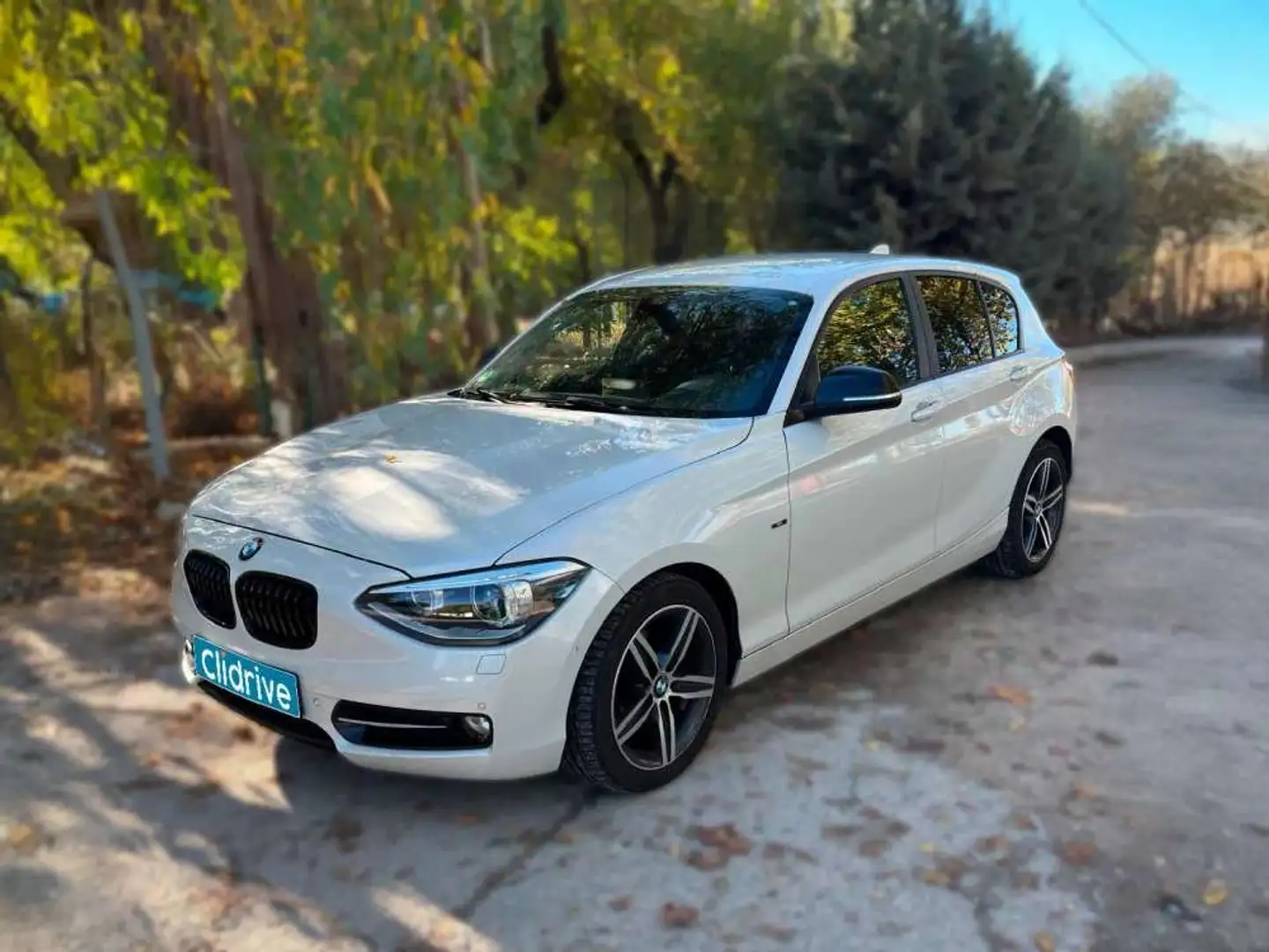 BMW 118 118d Blanc - 2