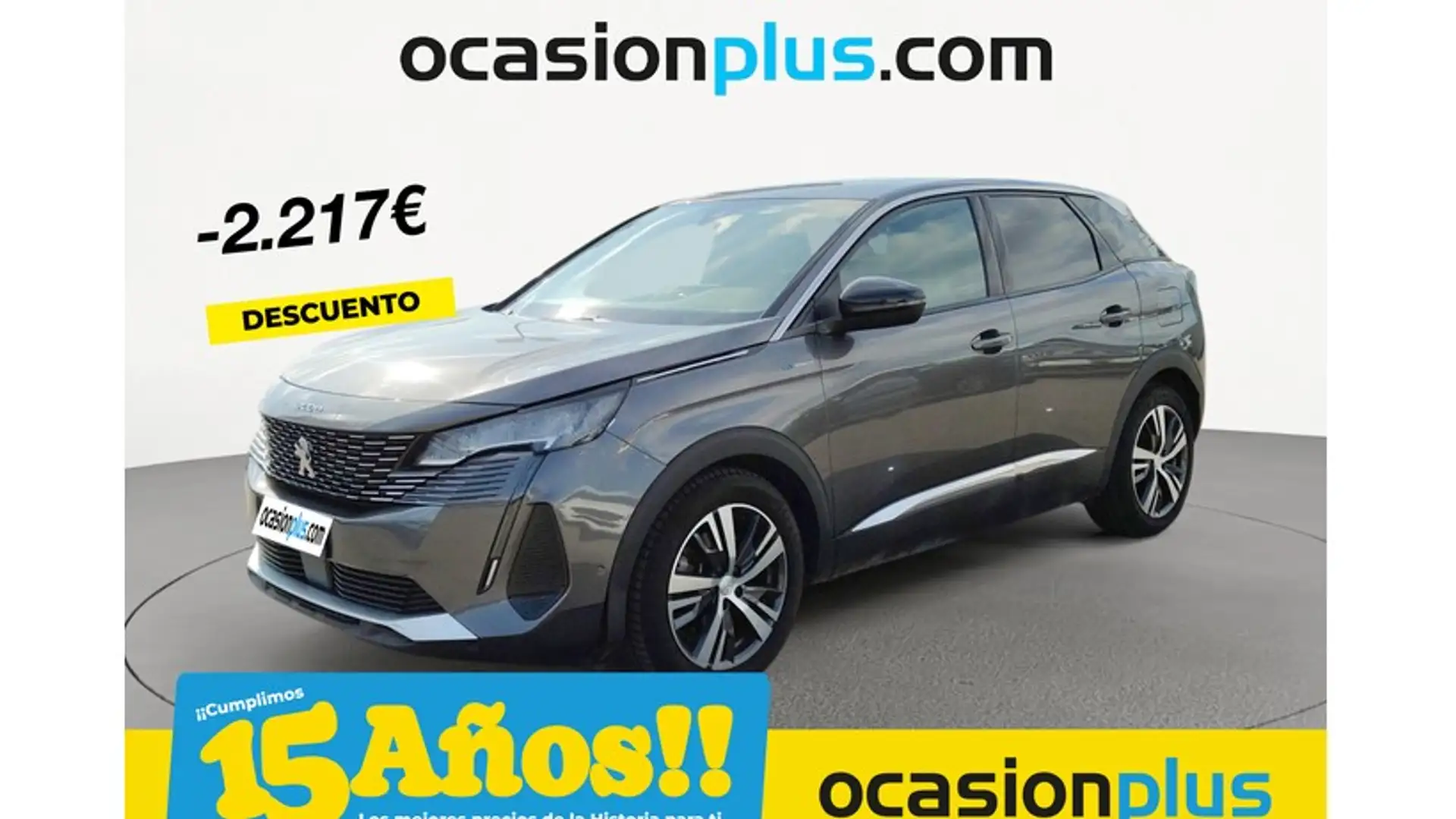Peugeot 3008 1.6 THP Allure Aut. 155 Gris - 1