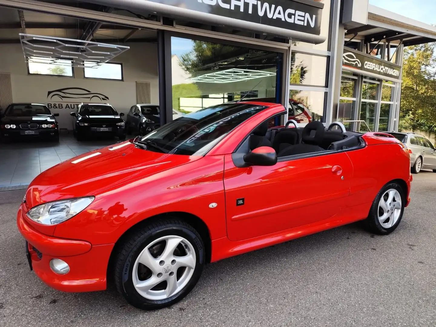 Peugeot 206 Cabriolet CC JBL, ALU, KLIMA Rot - 1