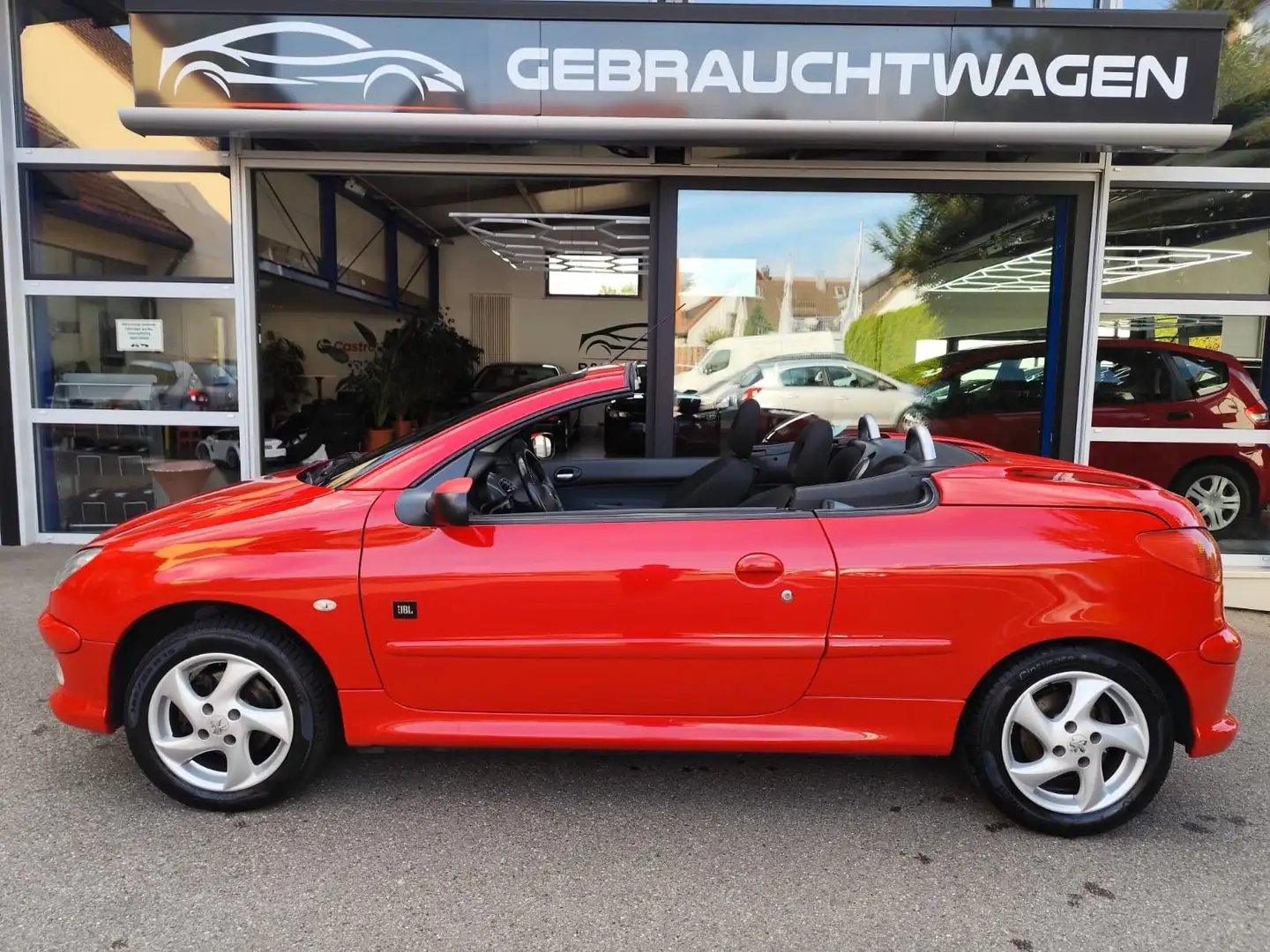 Peugeot 206 Cabriolet CC JBL, ALU, KLIMA Rot - 2