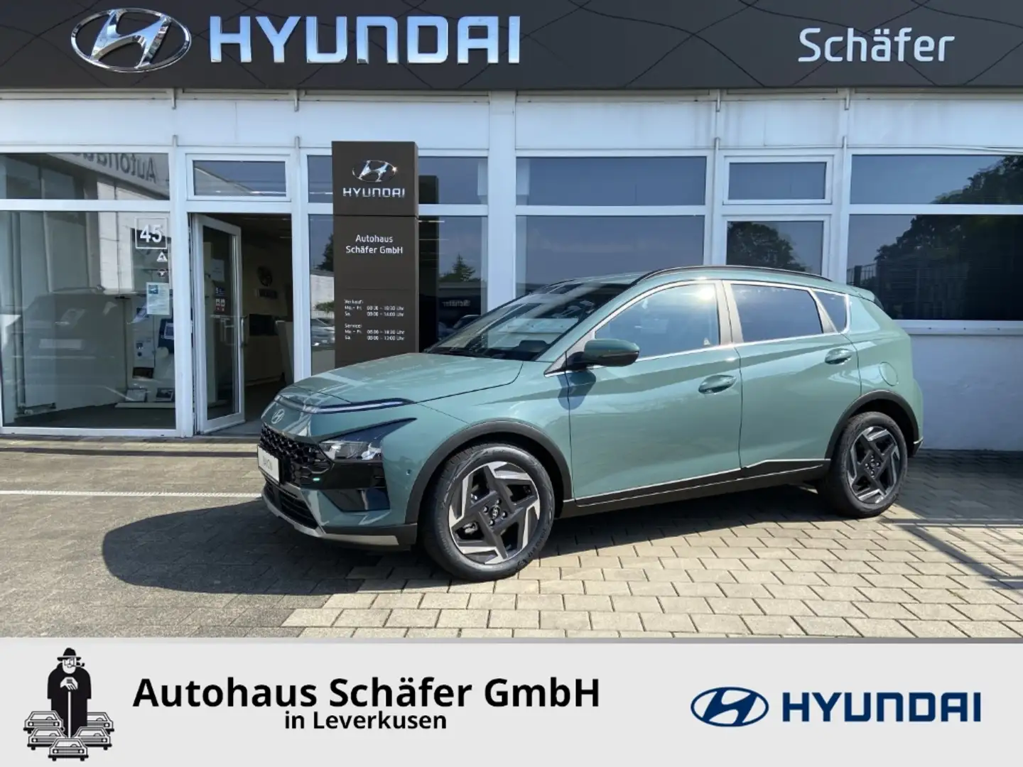 Hyundai BAYON FL (MY25) PRIME 1.0 T-GDI 7-DCT Navi digitales Coc Grün - 1