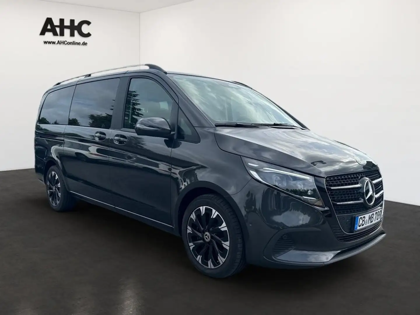 Mercedes-Benz V 300 d STYLE Lang AHK SHZ STHZ Navi KAM BremsA Gris - 2