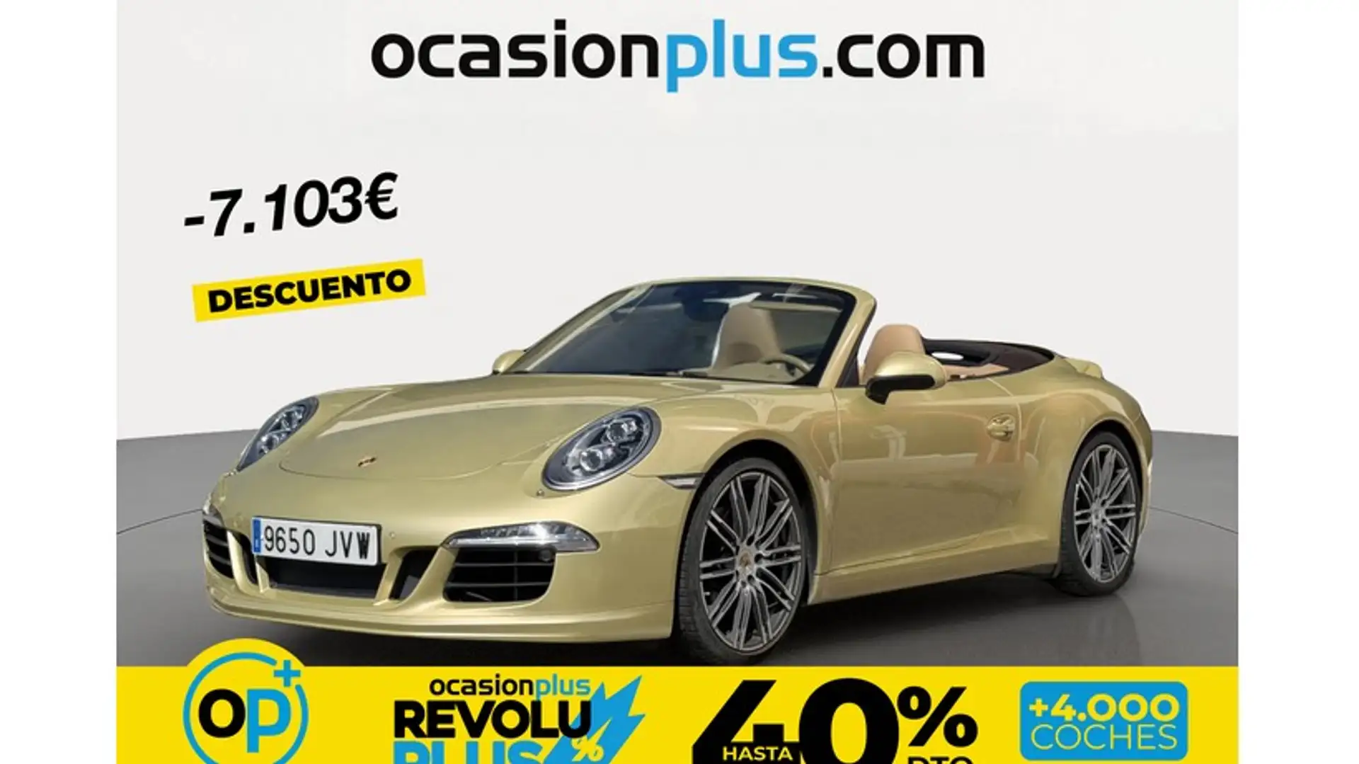 Porsche 991 Carrera Cabriolet PDK Amarillo - 1