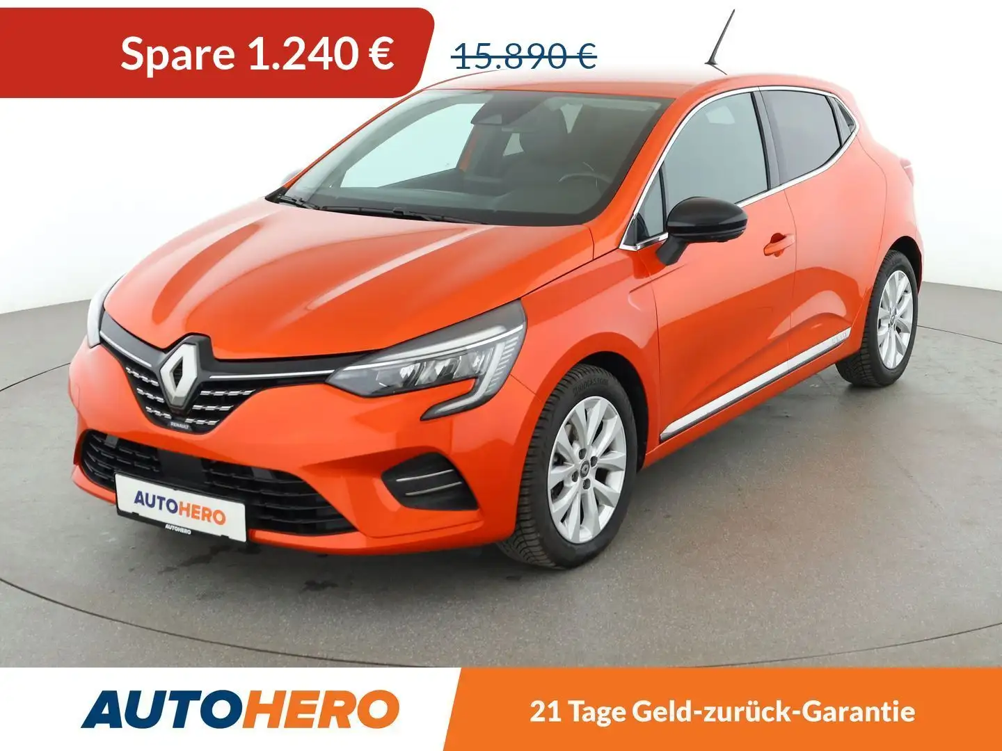 Renault Clio 1.0 TCe Intens*TEMPO*PDC*SHZ*ALU*KLIMA* Orange - 1