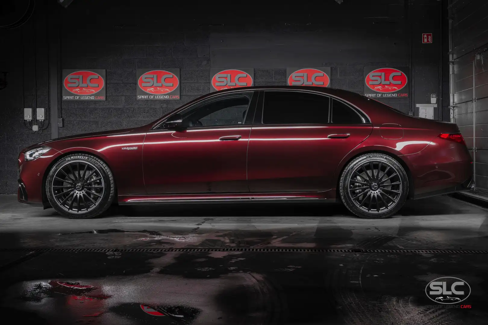Mercedes-Benz S 63 AMG Long PHEV 4-Matic E Performance- Carbon- Chauffeur Red - 2