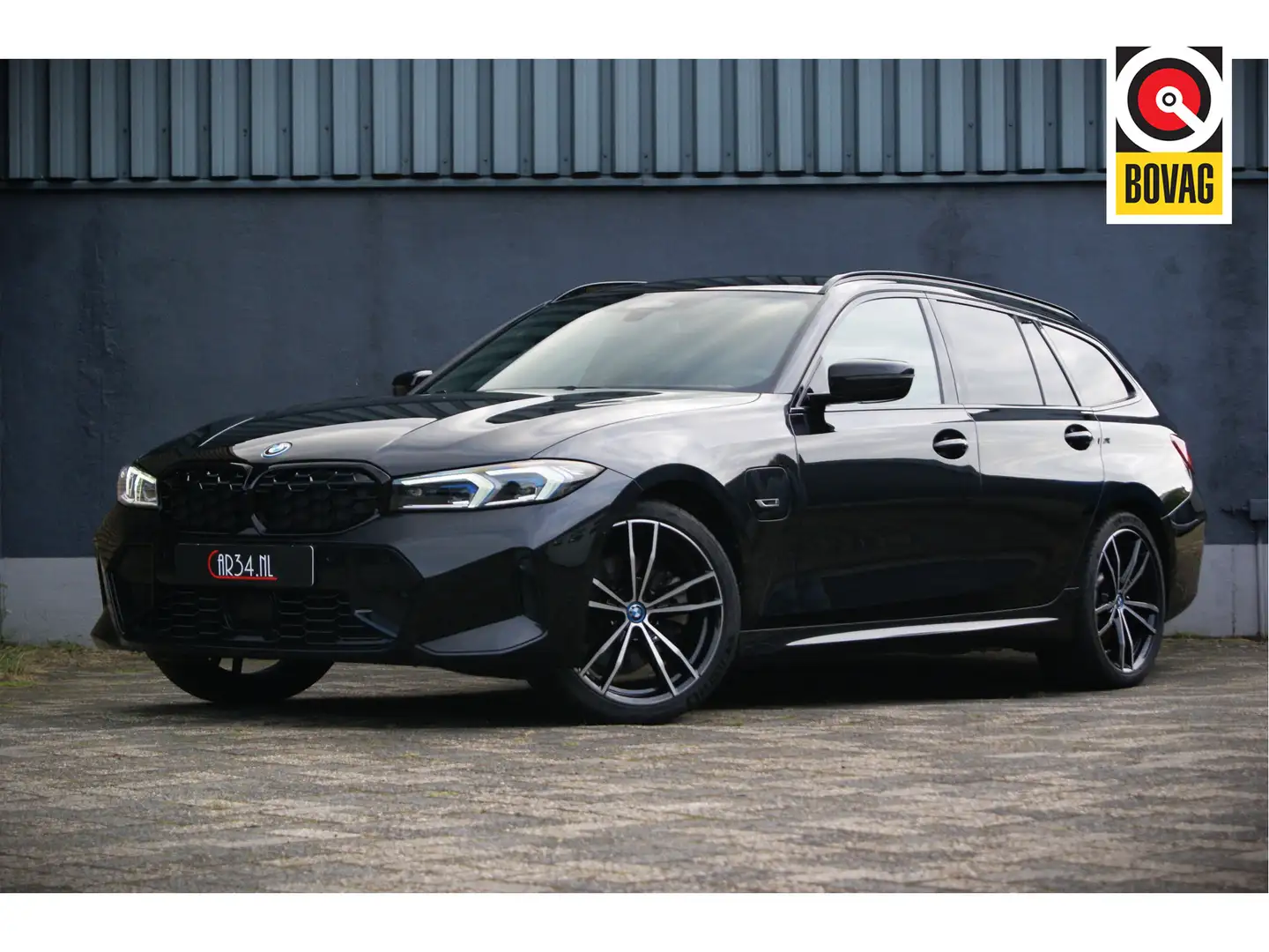 BMW 330 3-serie Touring 330e 292PK Lci M-Sport Shadow Harm Zwart - 1