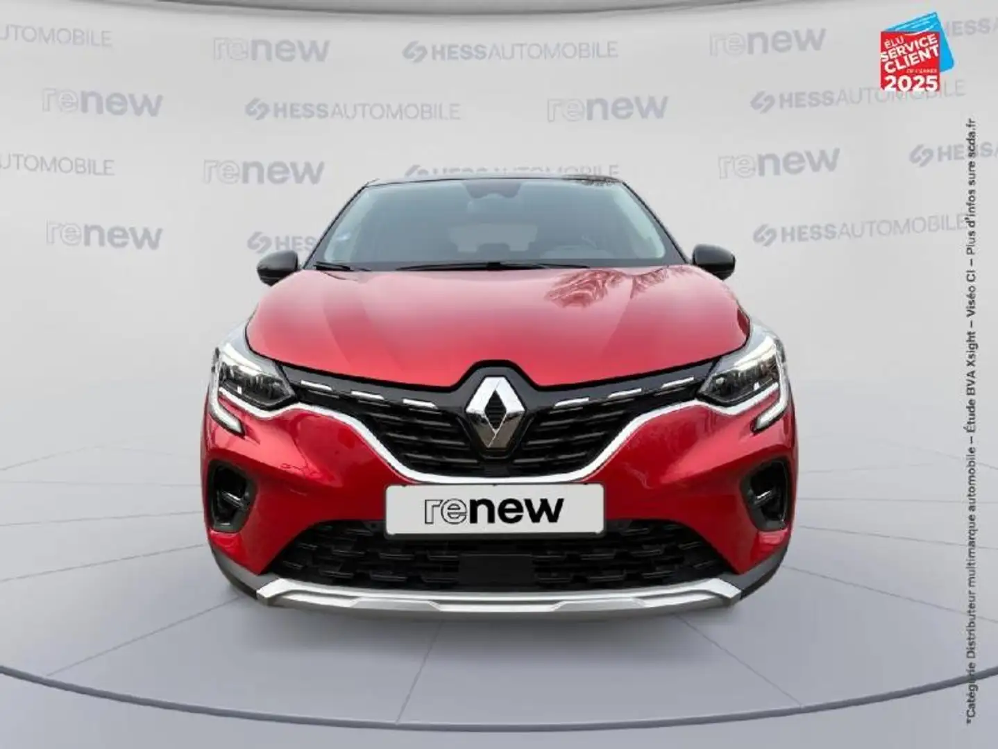 Renault Captur 1.6 E-Tech hybride 145ch Intens -21 Rouge - 2