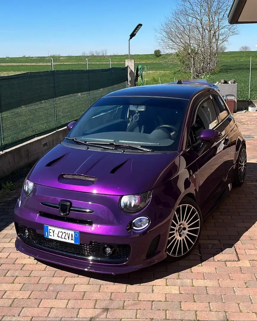 Fiat 500 1.3 mjt 16v Lounge 95cv Violet - 1