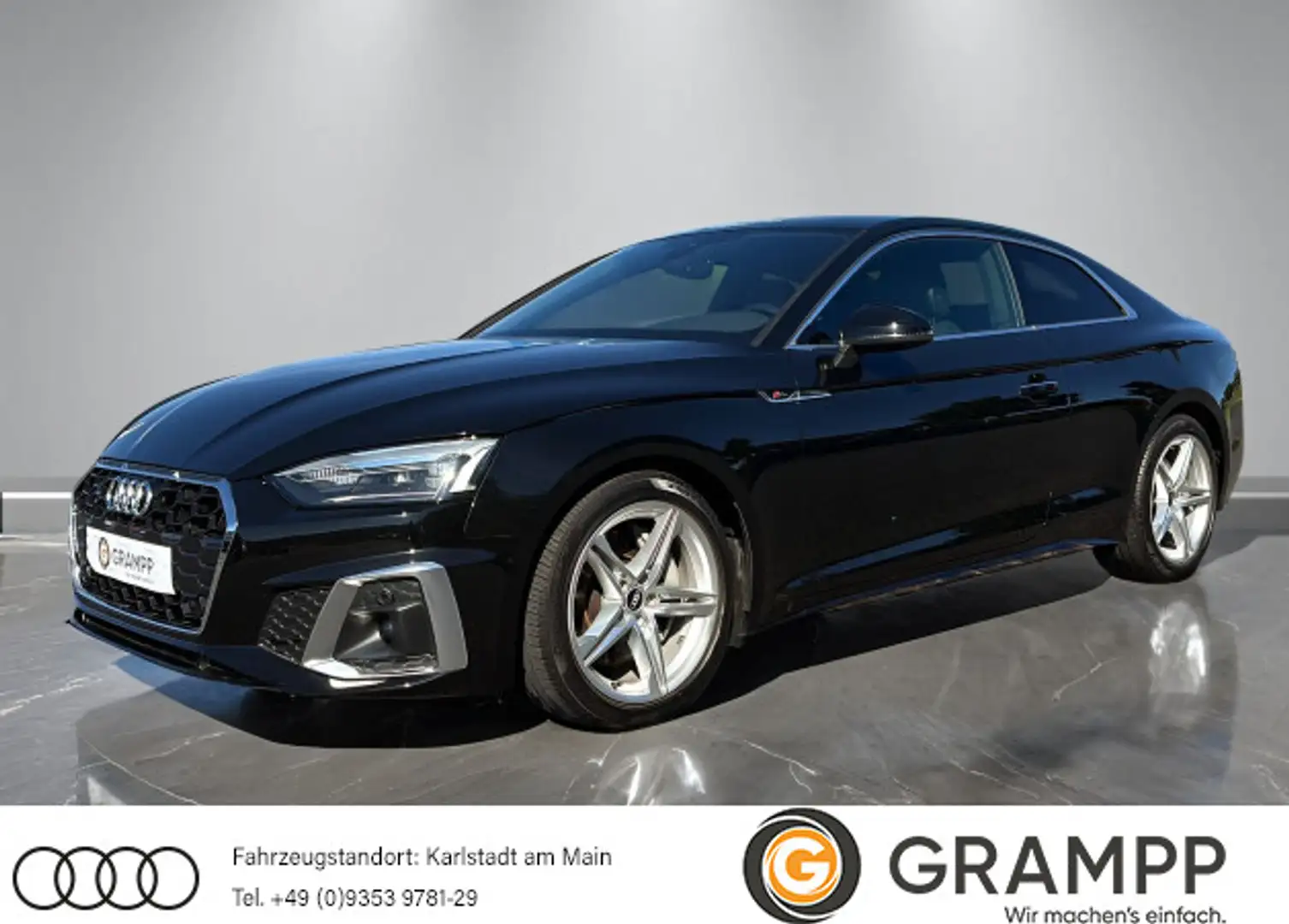 Audi A5 A5 Coupe 50 TDI quattro S line +LED+KAMERA+OPTIK Schwarz - 1