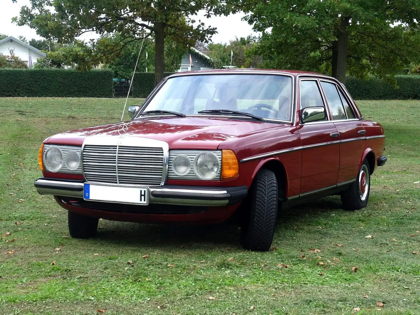 Mercedes-Benz 220 D W123 H-Kennzeichen, TÜV neu, restauriert Червоний - 1