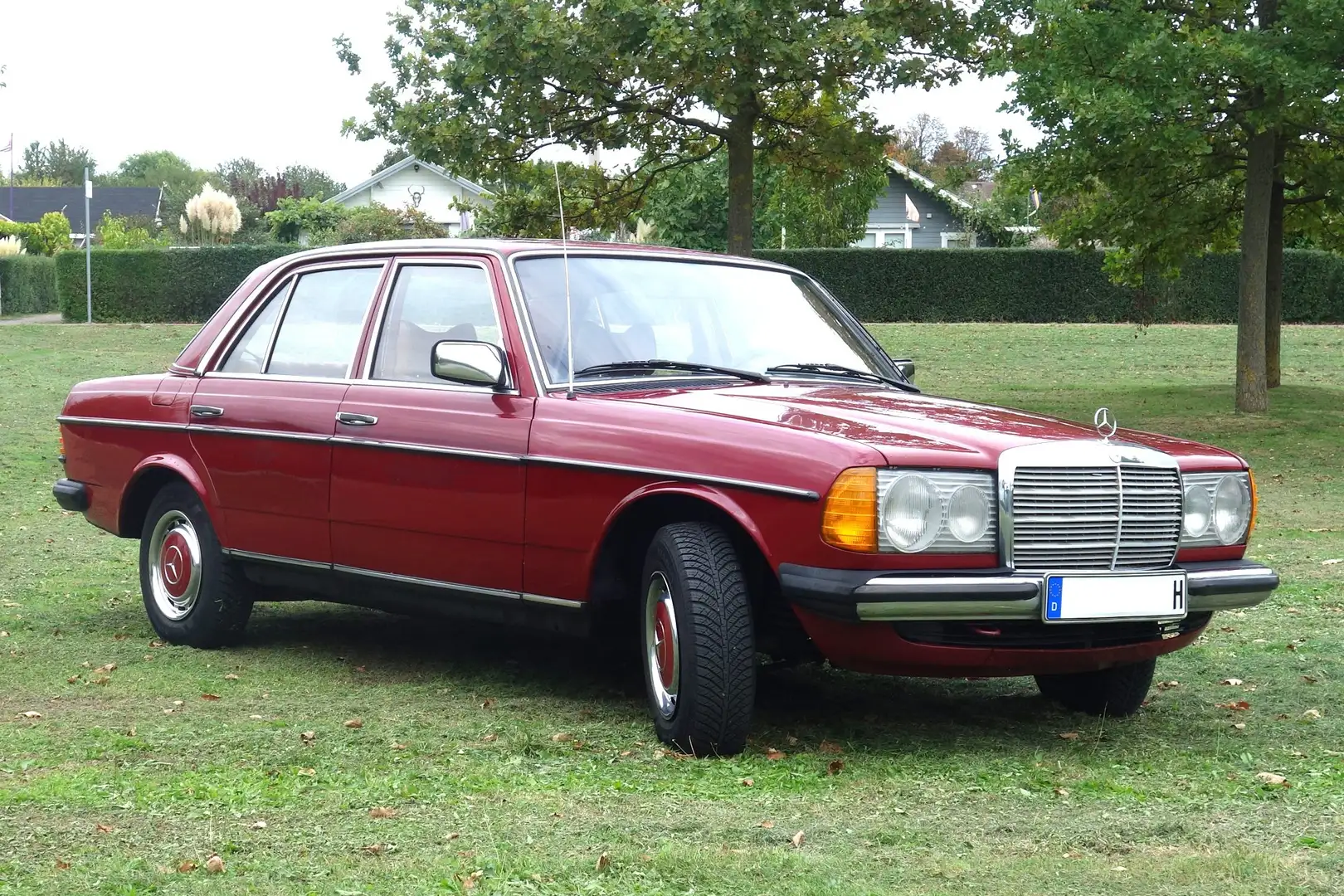 Mercedes-Benz 220 D W123 H-Kennzeichen, TÜV neu, restauriert Червоний - 2