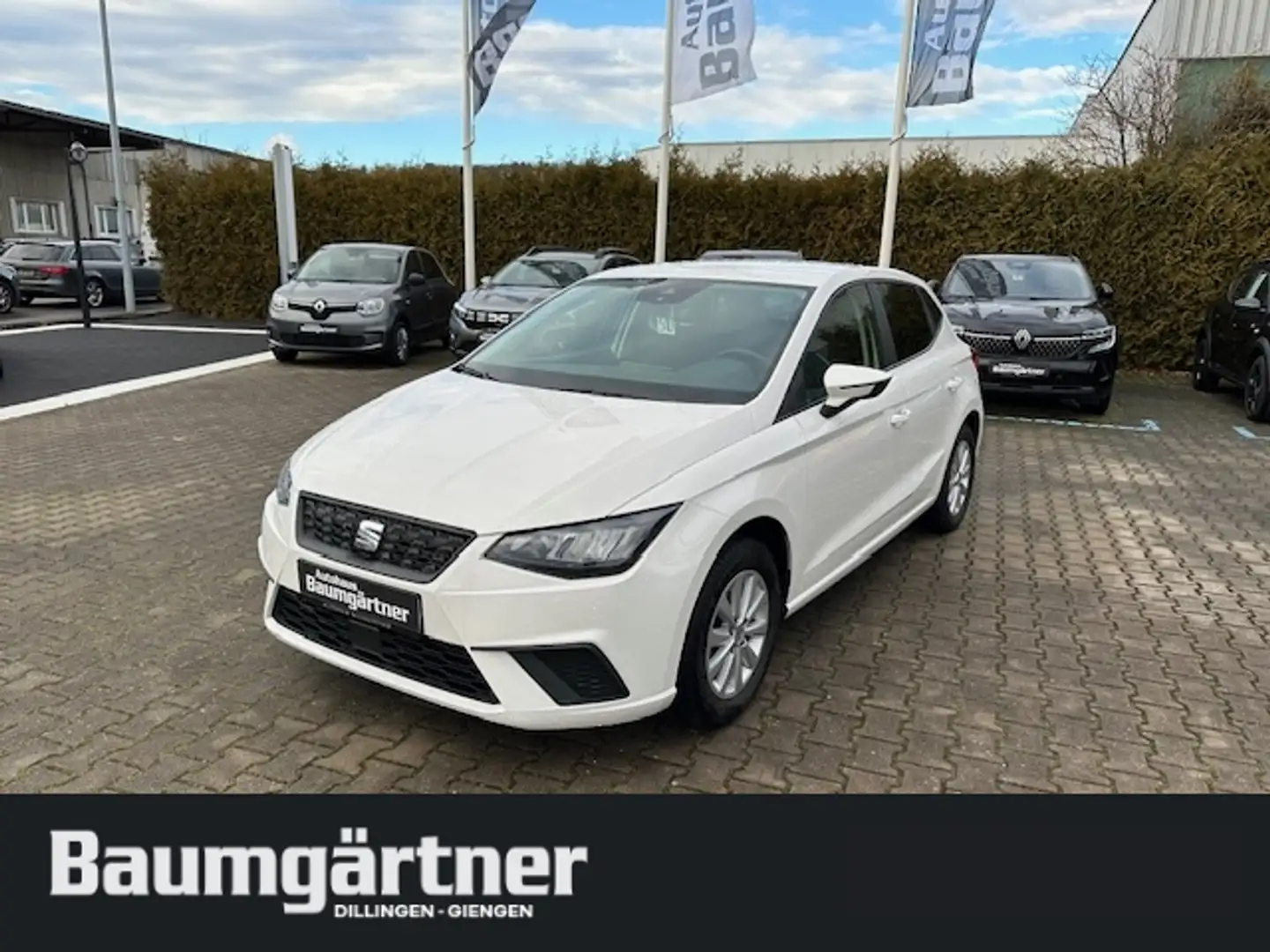 SEAT Ibiza Style 1.0 TSI DSG PDC/Sitzheizung/GJR Bílá - 1