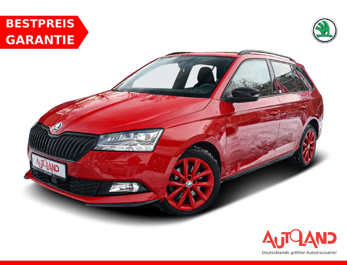 Skoda Fabia Combi Monte Carlo 1.0 TSI LED AAC SHZ PDC Rot - 1