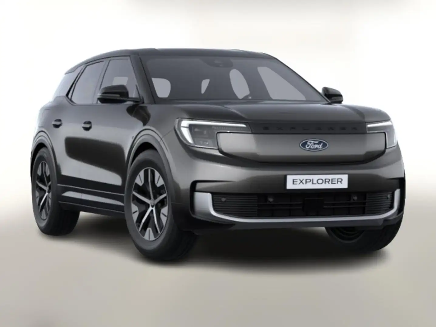 Ford Explorer 77KWh Ext Range HUD eHk ParkAs+ Nav ACC 210 kW ... Grau - 1