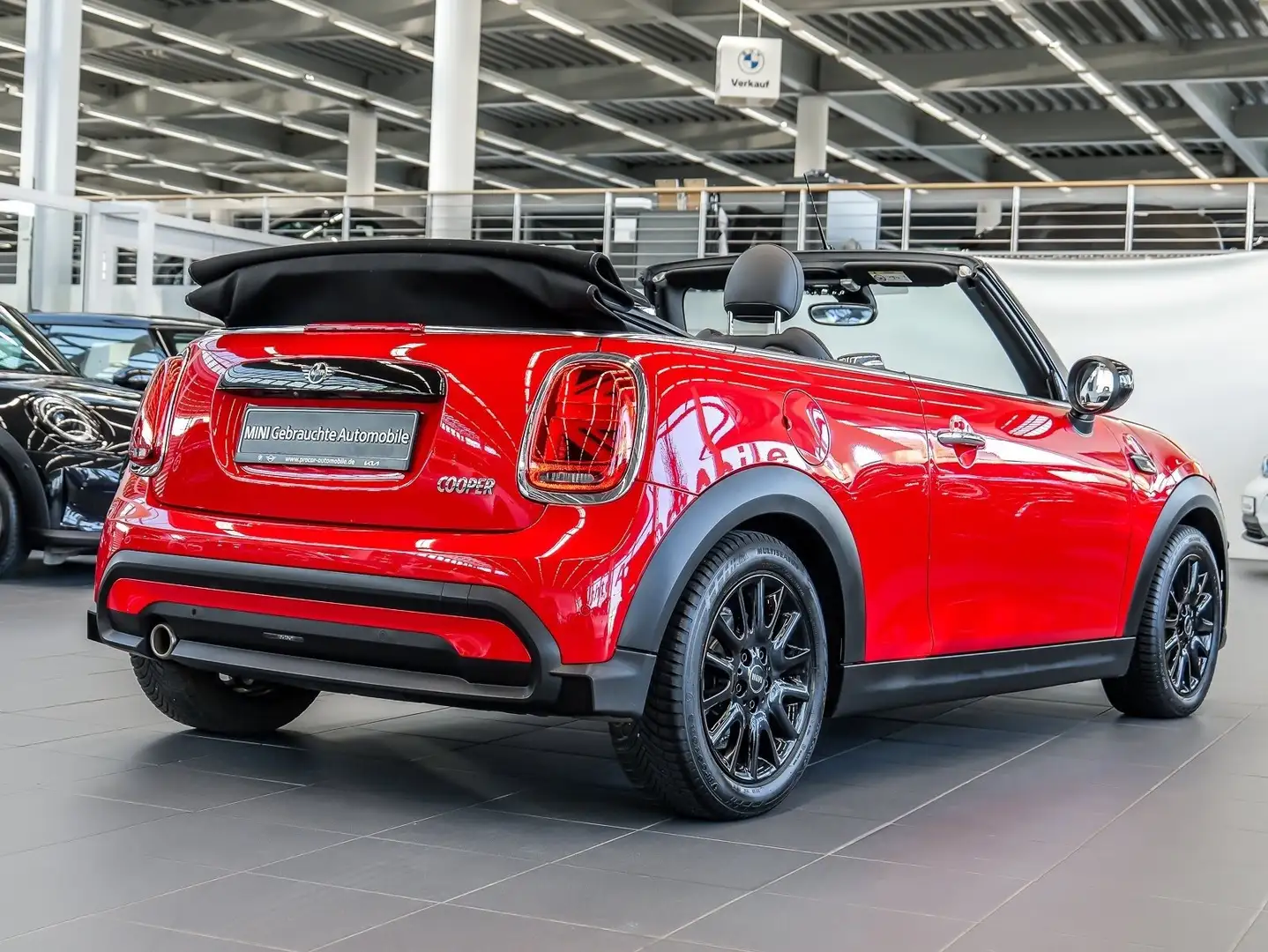 MINI Cooper Cabrio Cooper Cabrio HUD RFK NAVI LED PDC V+H DAB LM Rot - 2